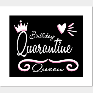 Quarantine Birthday Shirt, Quarantine Birthday Queen Shirt, Social Distancing Shirt, Quarantine Shirt Posters and Art